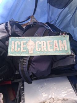 Ice  Cream Sign