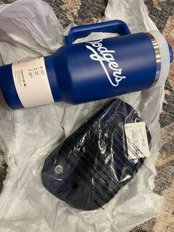 Dodger blue tumbler and fanny pack