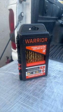 Warrior 29-Piece Titanium Coated HSS Drill Bit Set