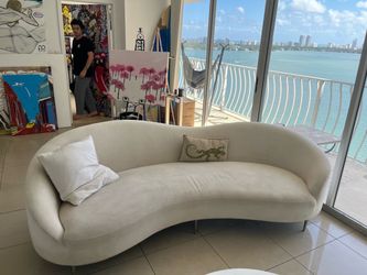 Curved couch
