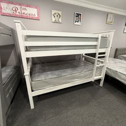 Twin Over Twin Bunk Bed 