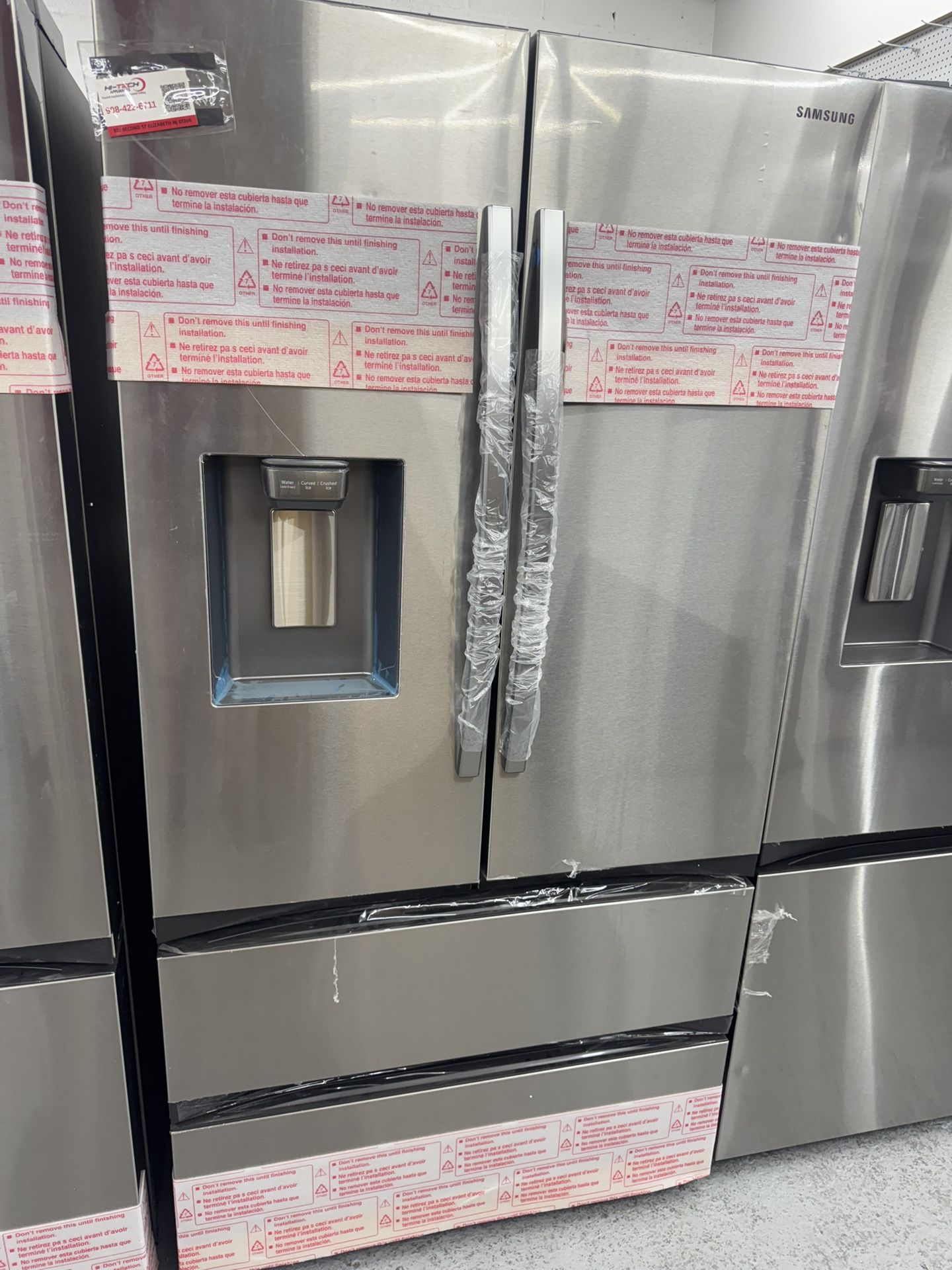 Stainless steel 4 Door refrigerator