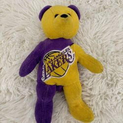 Lakers NBA plush bear