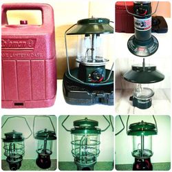 Three Colemen Propane Lanterns 