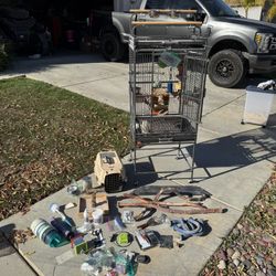 Bird Cage And Accessories 