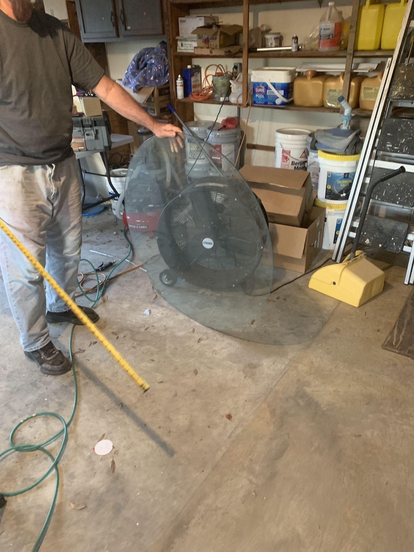 Glass top heavy thick great quality