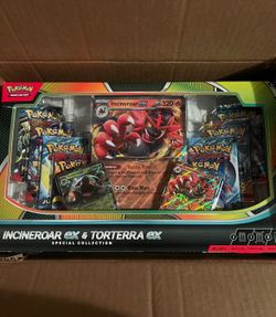 Pokemon Incineroar ex and Torterra ex Special