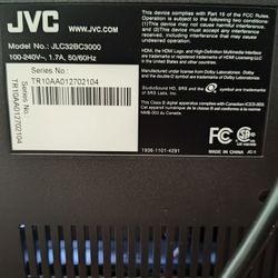JVC JLC 32 BC 300 32-in Black Crystal 3000 Series LCD HDTV With Remote