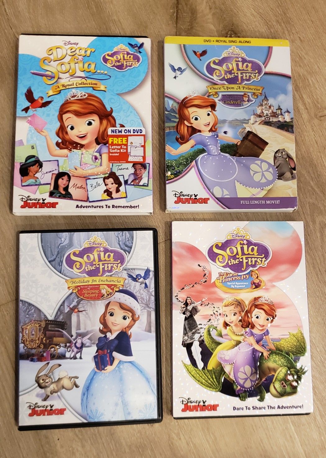 4 Sophia the 1st DVD's