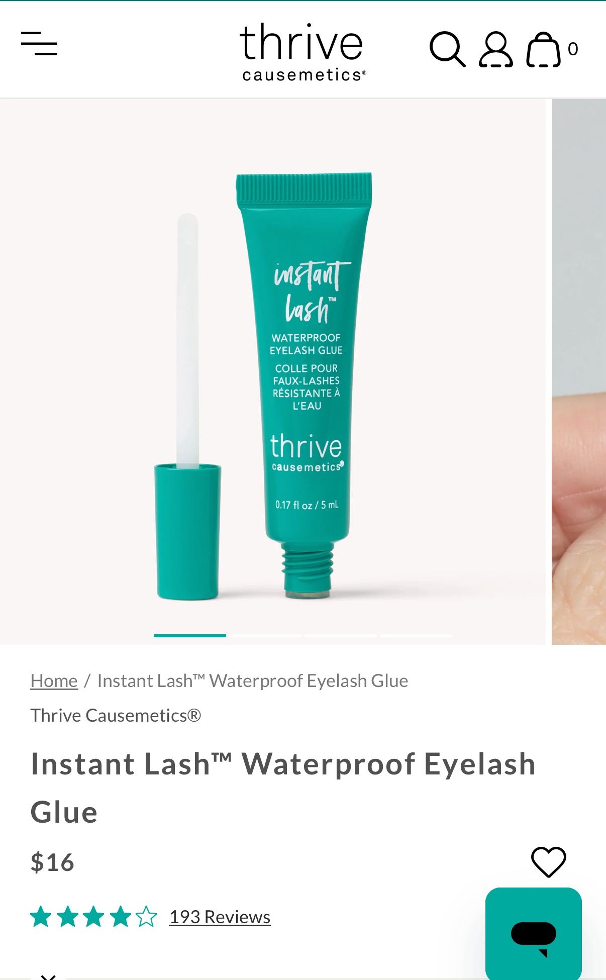 NEW Thrive Waterproof Eyelash Glue