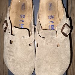 Birkenstock Clogs , color Taupe
