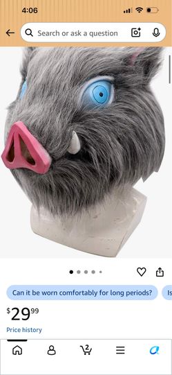 Demon hashivira nime cosplay mask