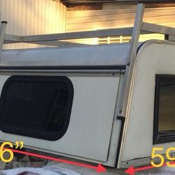 Camper Shell With Ladder Rack Still Available 