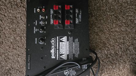 Polk audio psw10 amp