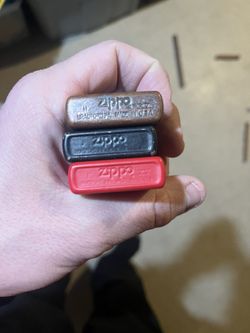 3 Zippo Lighters
