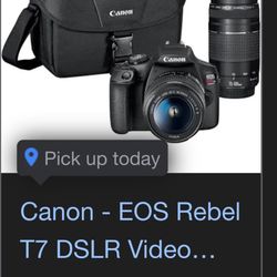 Canon EOS Revel T7 Nueva Solo La Use Una Vez 