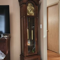 Wooden Grandfather Clock 