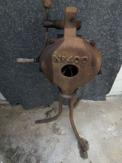 Champion No. 400 Forge Blower, Blacksmith, Hand Crank, In Working Order.