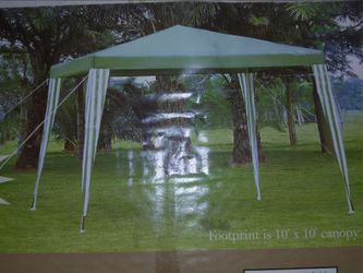 10x10 Geen Pe Gazebo Canopy