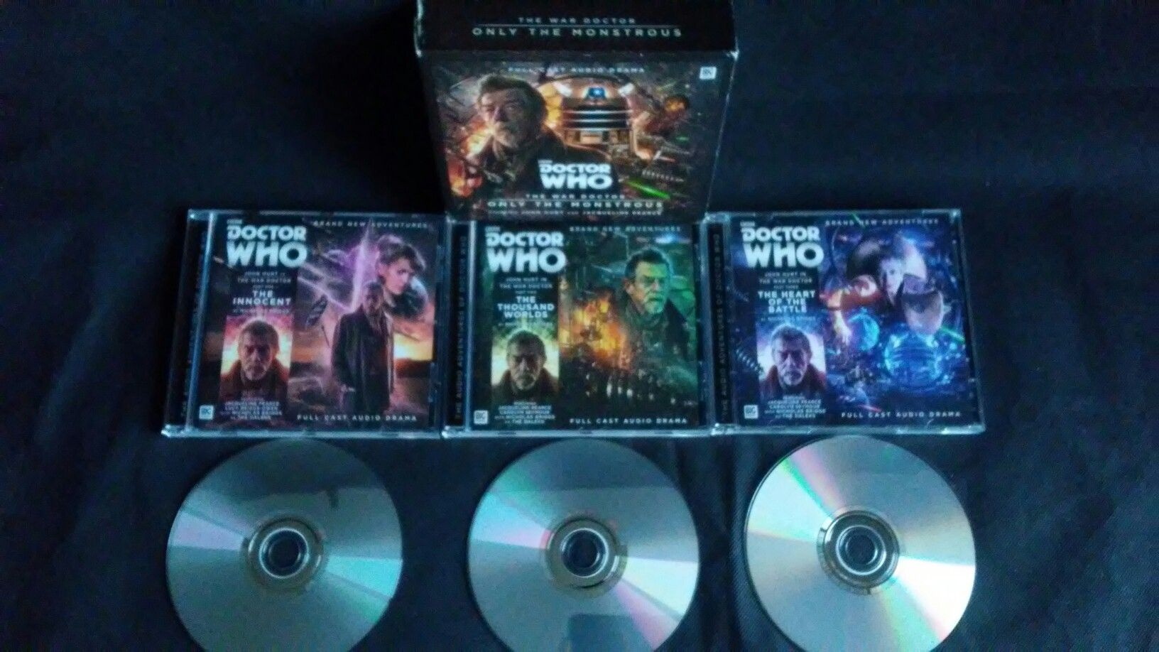 Rare Doctor Who 3 Disc "Only the Monstrous" Full Cast Audio Drama