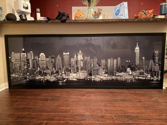 99” Framed New York City Skyline