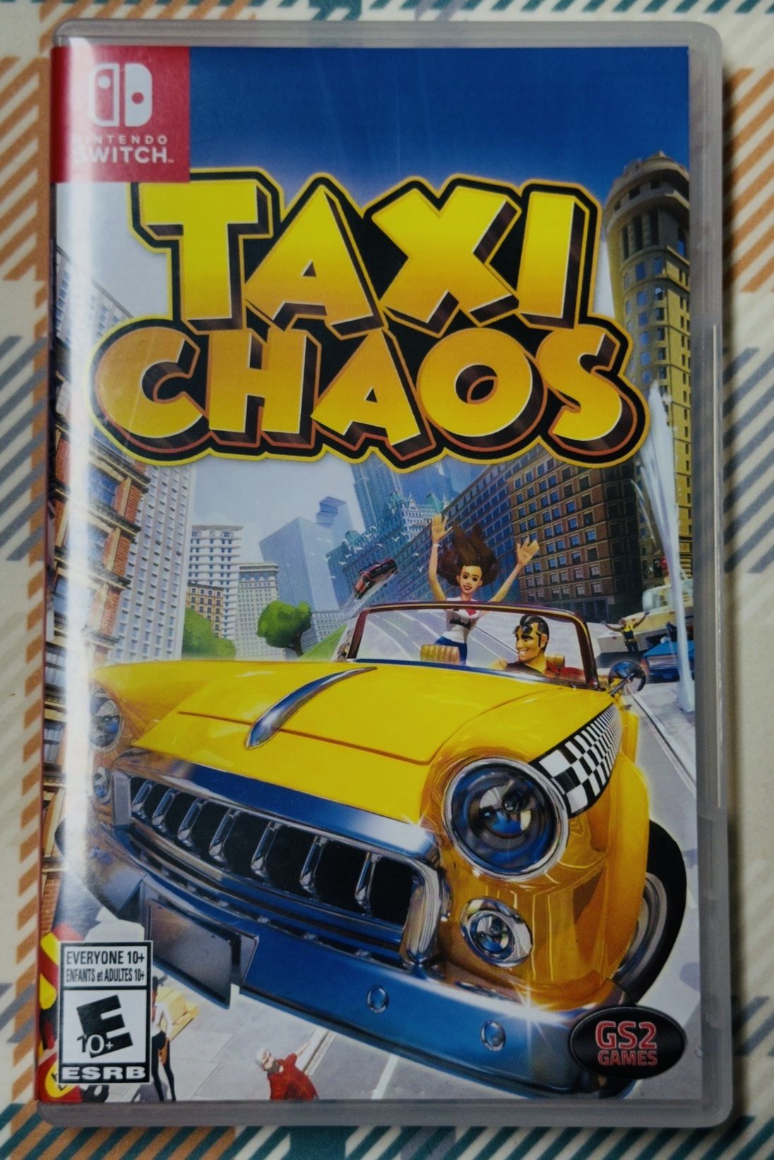 Taxi Chaos - Nintendo Switch With Case Tested/Works Fast Shipping Adult Owned