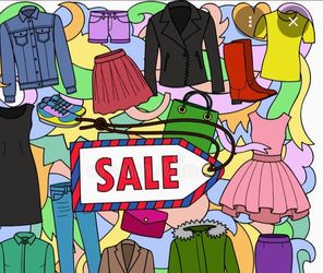 Tons of womens clothes