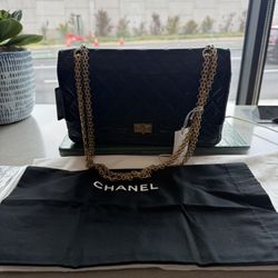 Chanel Reissue 2.55 Aged Calfskin Black | Series 24 (2017–2018) | Made in France | $2,900