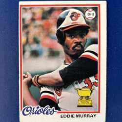 1978 Topps Eddie Murray Rookie Baseball Card 