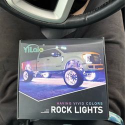 Yilalo 6pc LED Rock Light Set
