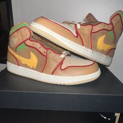 Jordan 1 Mid (Cheeseburger)