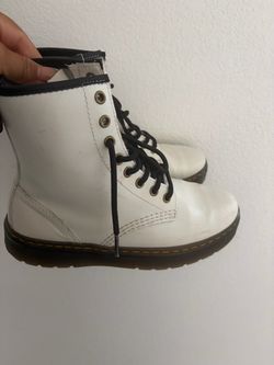 Dr. Martens 1460 White Leather Boots