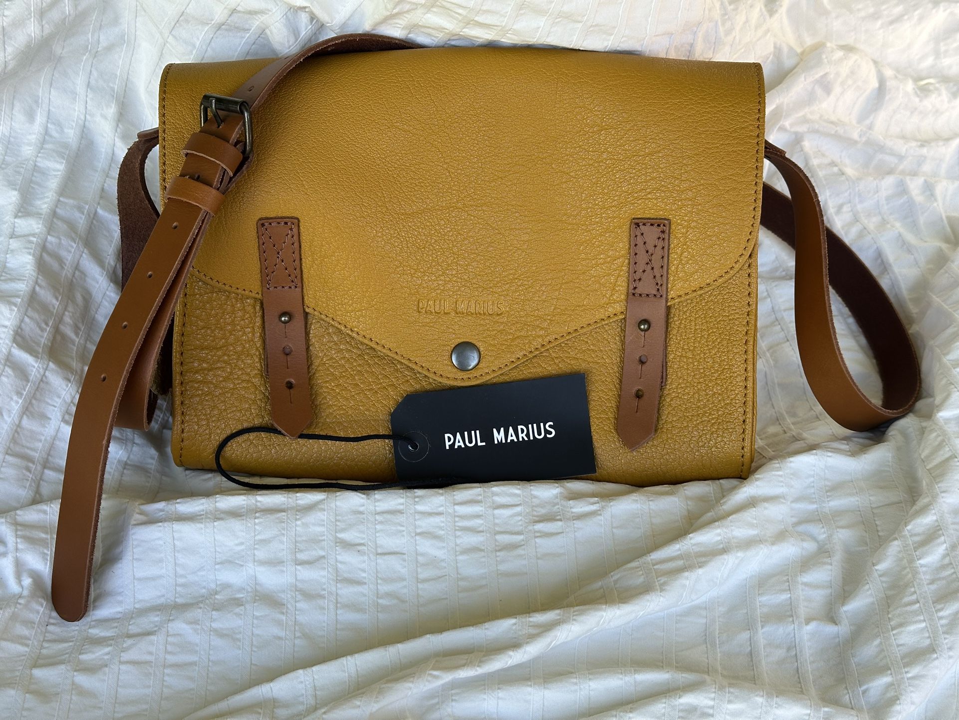 Paul Marius Leather Shoulder Bag