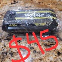 Ryobi 40V battery-pick up only