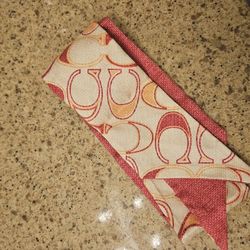 COACH Silk Hair Scarf 