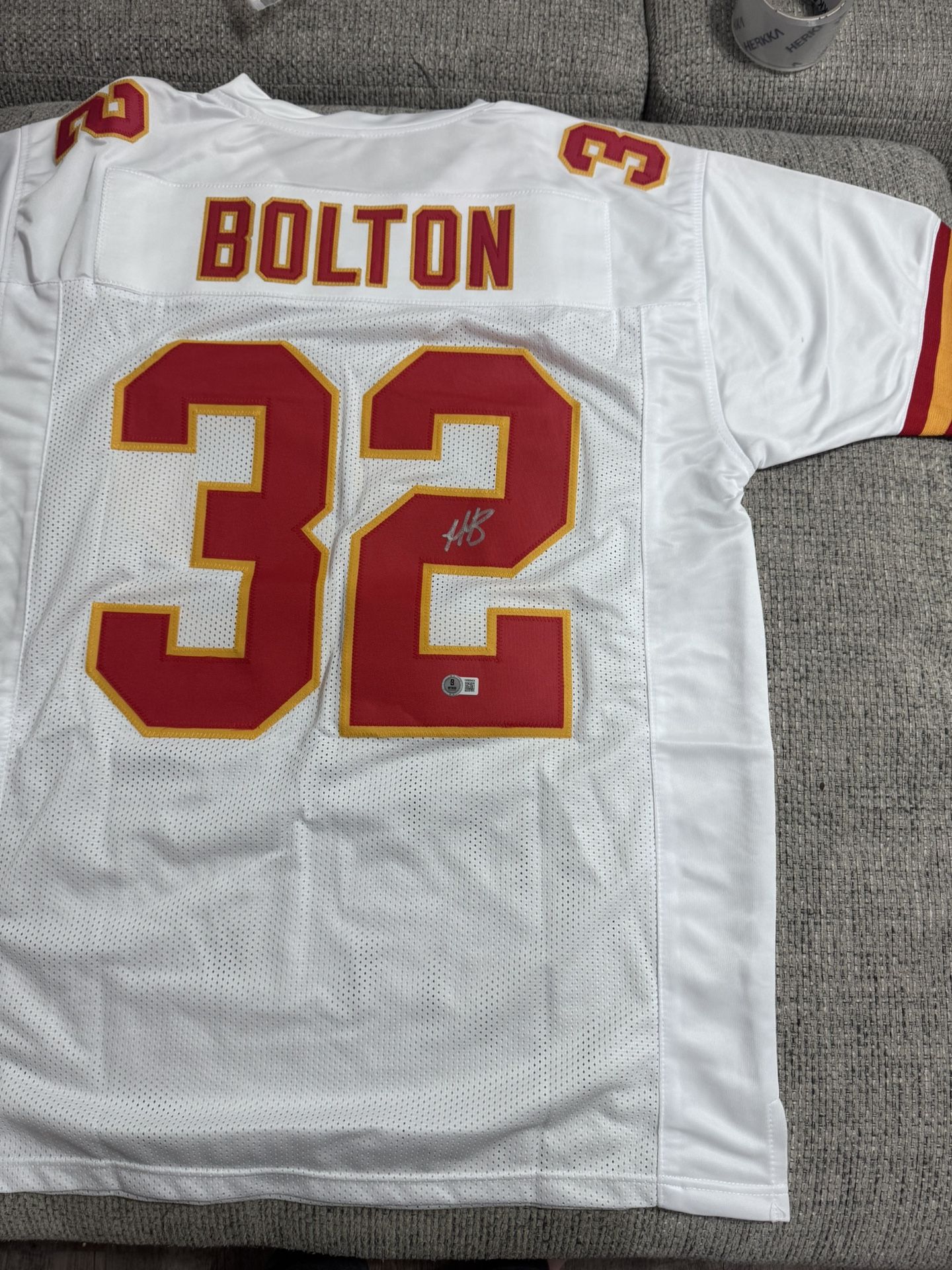 Nick Bolton Signed Autograph Custom Jersey -Beckett Coa - Kansas City Chiefs