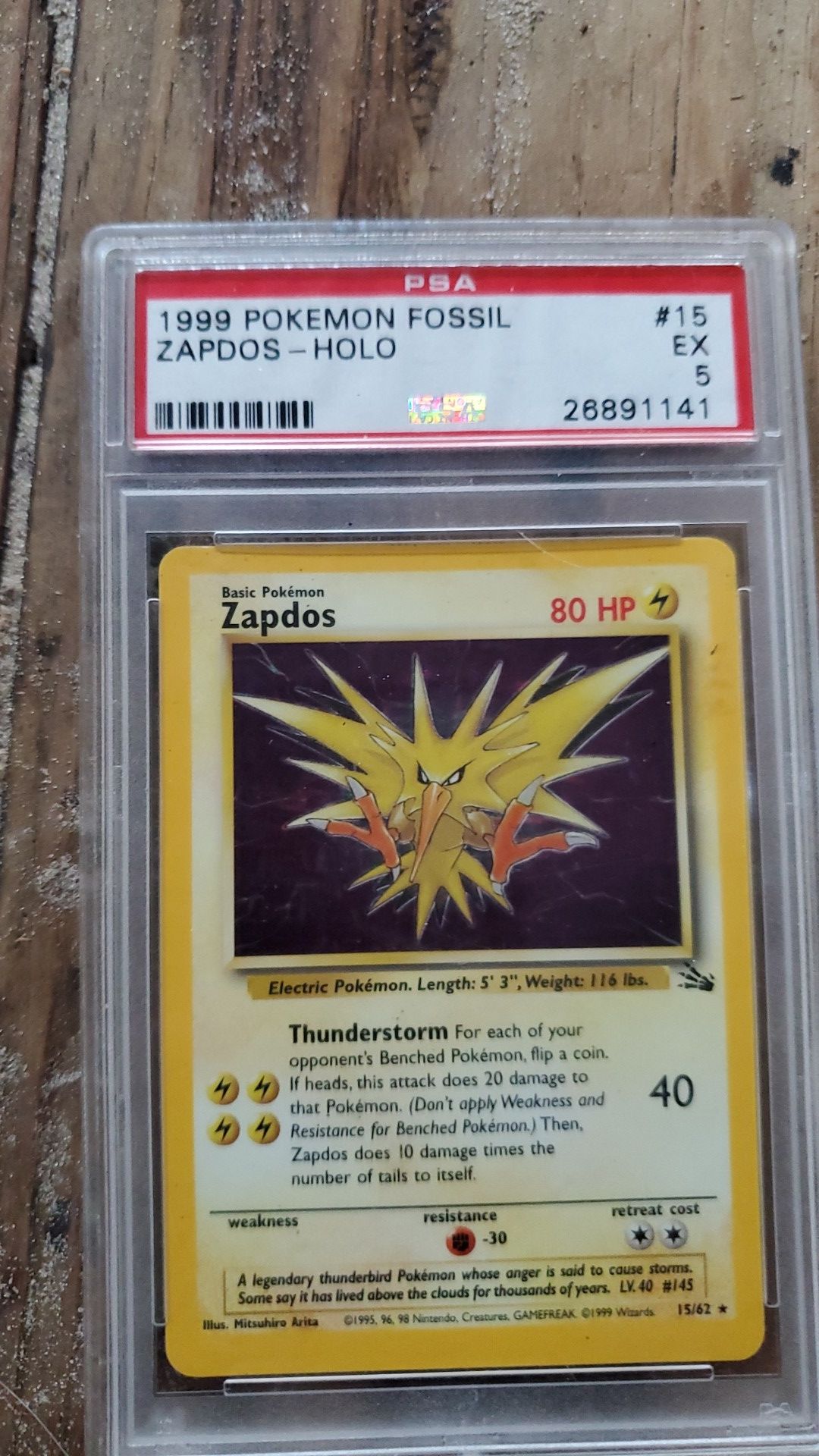 zapdos pokemon cards PSA certified
