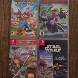 Nintendo Switch Game Lot of 4 (see description)