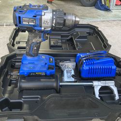 Kobalt  Drill Comes with Case Battery and Charger
