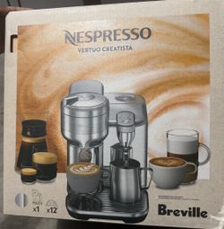 Nespresso Vertuo Creatista Coffee and Espresso Maker by Breville,
