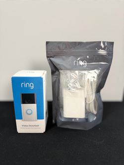 Ring Battery Doorbell (2nd Gen) + Ring Plug-In Adapter (2nd