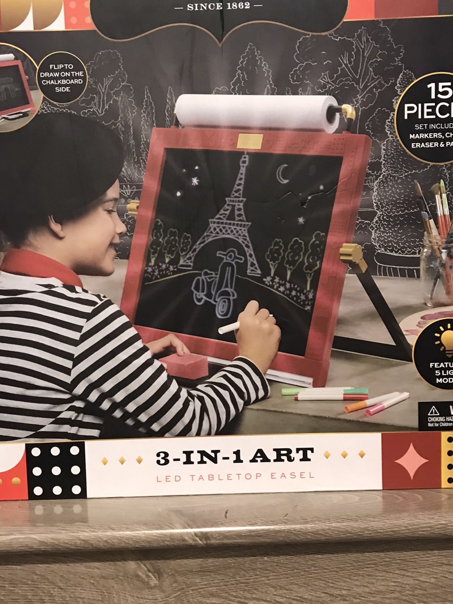 Brand New FAO Schwaz Double Sided 3 In 1 Easel!