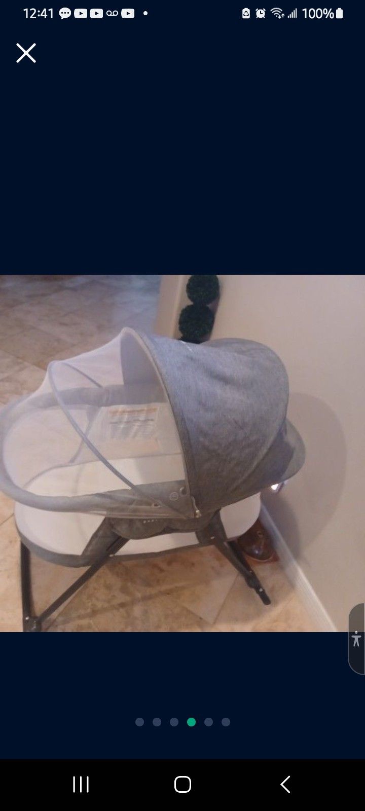 Bassinet-Compact Rocker & Clean