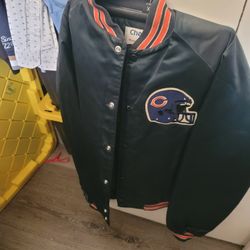 Vintage Chicago Bears Chalkline Jacket Sz Large $200 Pickup In Oakdale 