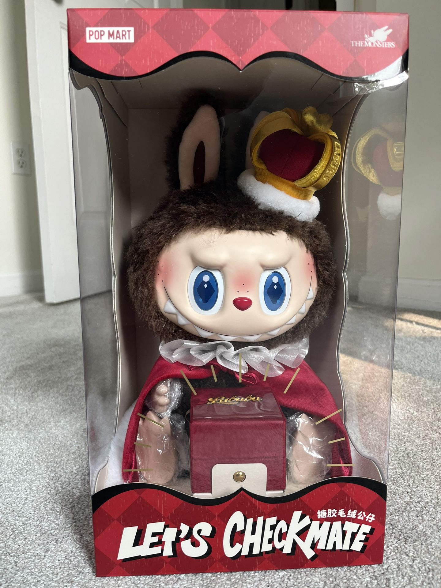 The Monsters - Labubu -lets Checkmate Series Plush Vinyl Doll- Popmart