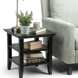 SOLID WOOD End Table