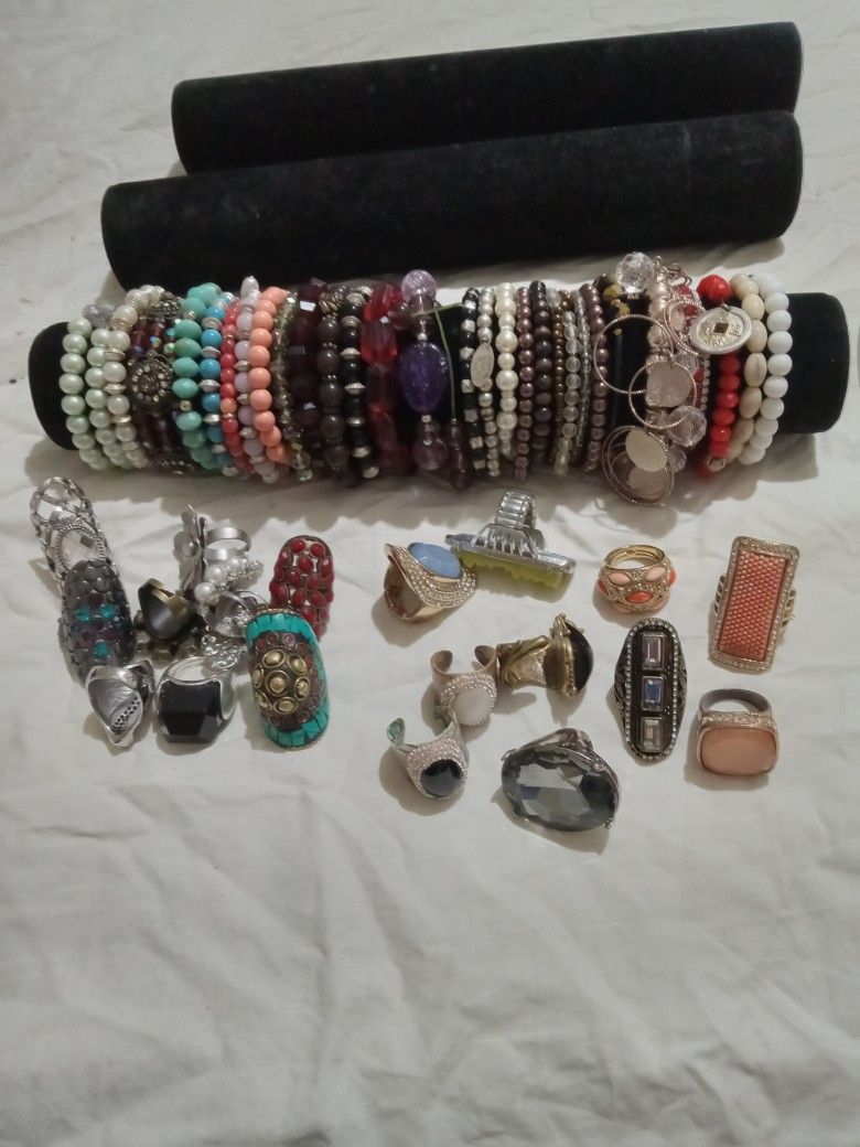 Bracelets and Rings $45 Dlls. Firm.