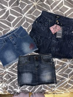 Denim Skirts