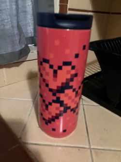 $10, Starbucks Pixel Hearts Tumbler