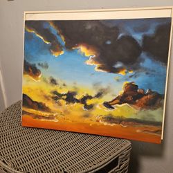 Acrylic  On Canvas " When They Met"